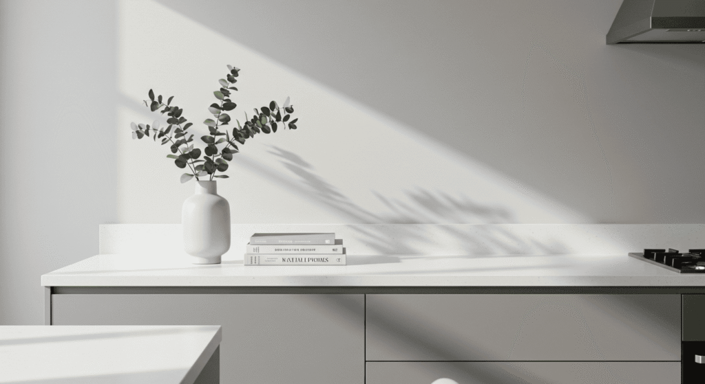 Clean kitchen counter decor inspiration