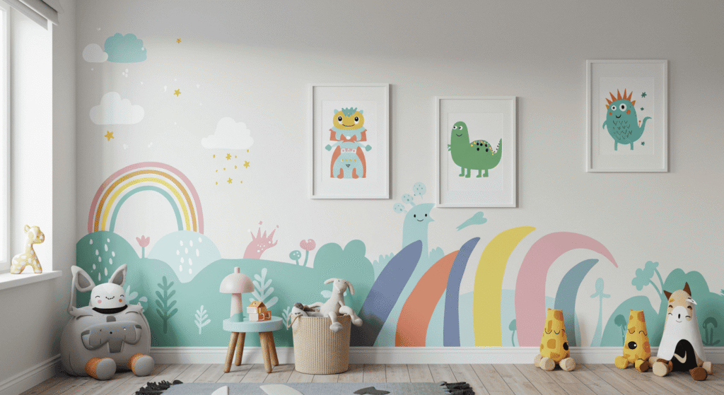 Colorful and Fun Wall Art Ideas for Kids’ Bedrooms