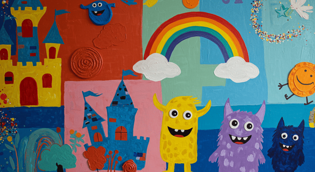 Kids' room wall decor inspiration