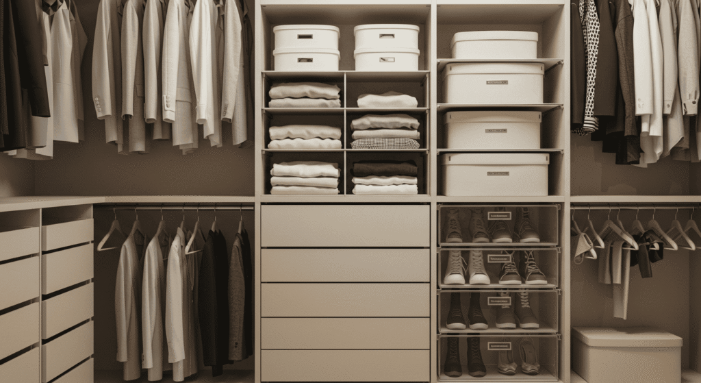 Simple closet storage and organization tips