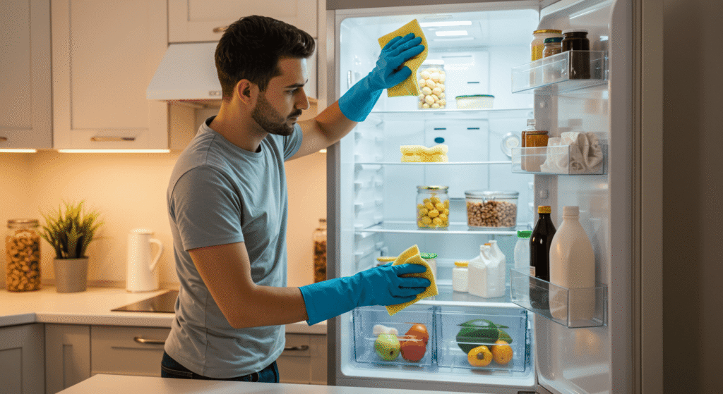 Proper refrigerator cleaning techniques