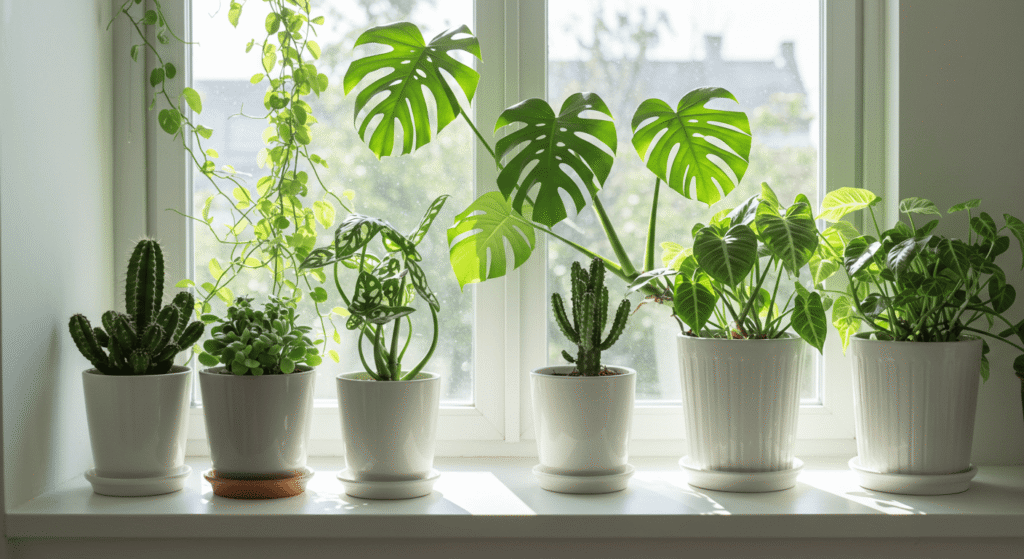 Tips for watering, sunlight, and soil for indoor plants.