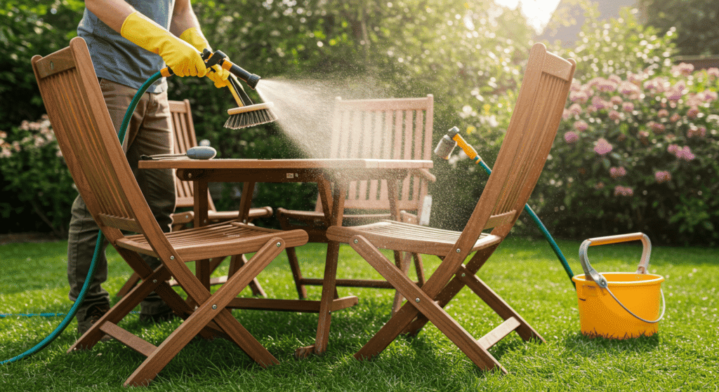Step-by-step guide to freshening up your patio furniture.