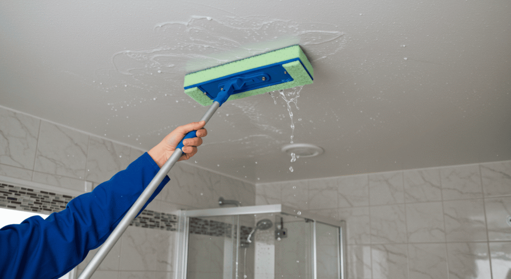 Bathroom ceiling mold cleaning tips