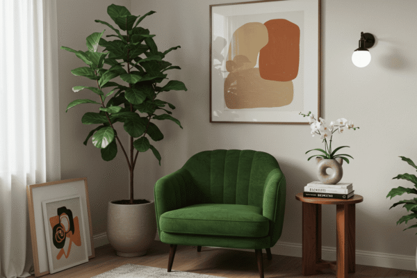 How to Style an Empty Corner with Plants, Art, and More