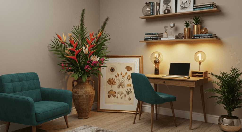 Transforming empty corners with decor and plants