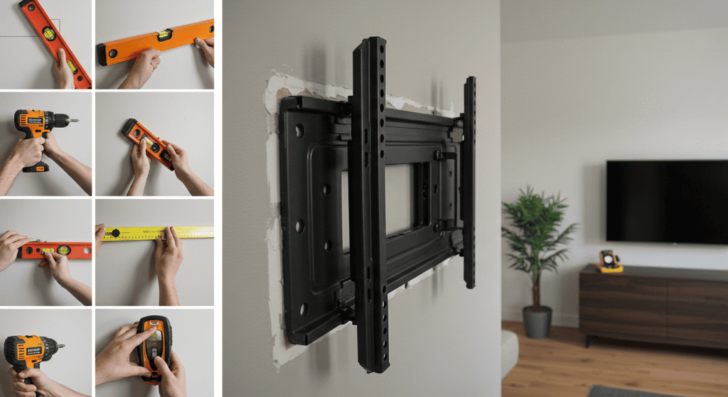 Step-by-step tips for mounting a TV on the wall