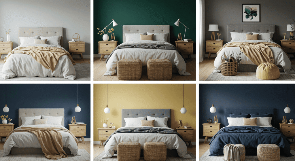 Beautiful wall colour schemes for modern bedrooms 2025