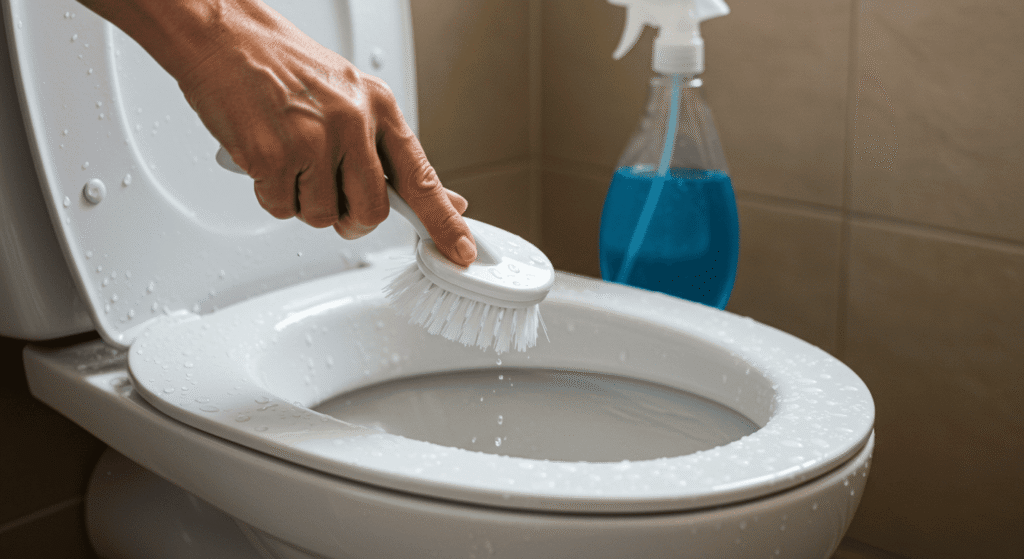 Non-toxic bathroom cleaning products