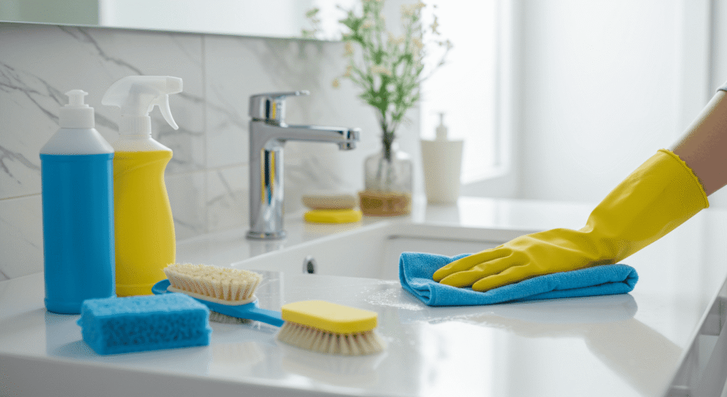 Safe natural alternatives for bathroom cleaning