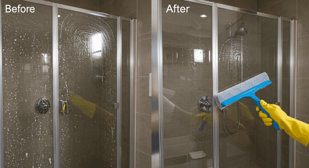 Effective cleaning techniques for glass shower doors