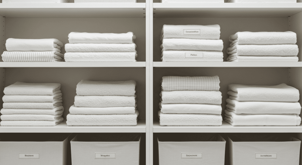 Budget-friendly tips for linen closet storage