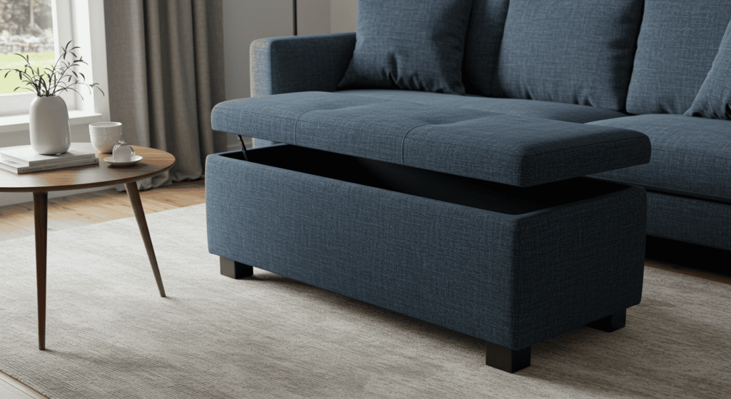 Stylish hidden storage solutions for compact homes