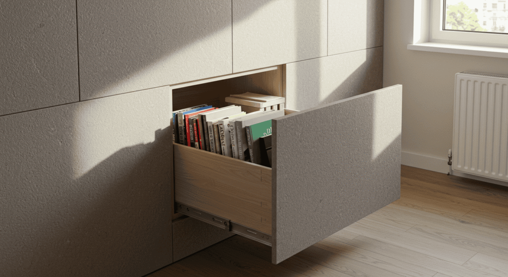 Stylish hidden storage hacks for tiny homes