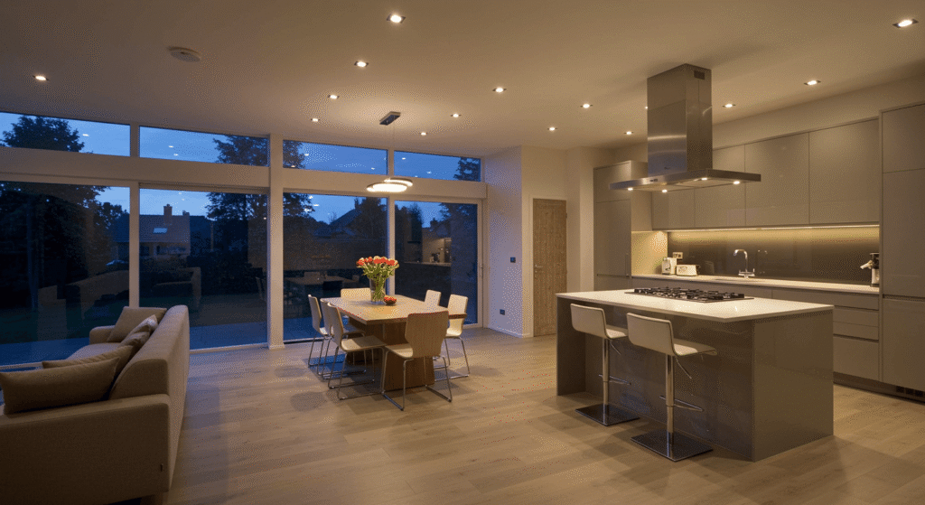 Energy-efficient lighting fixtures for home