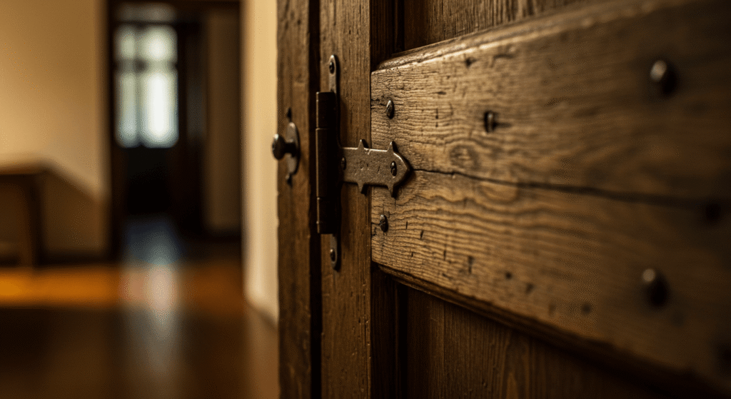 Simple methods to silence squeaky doors