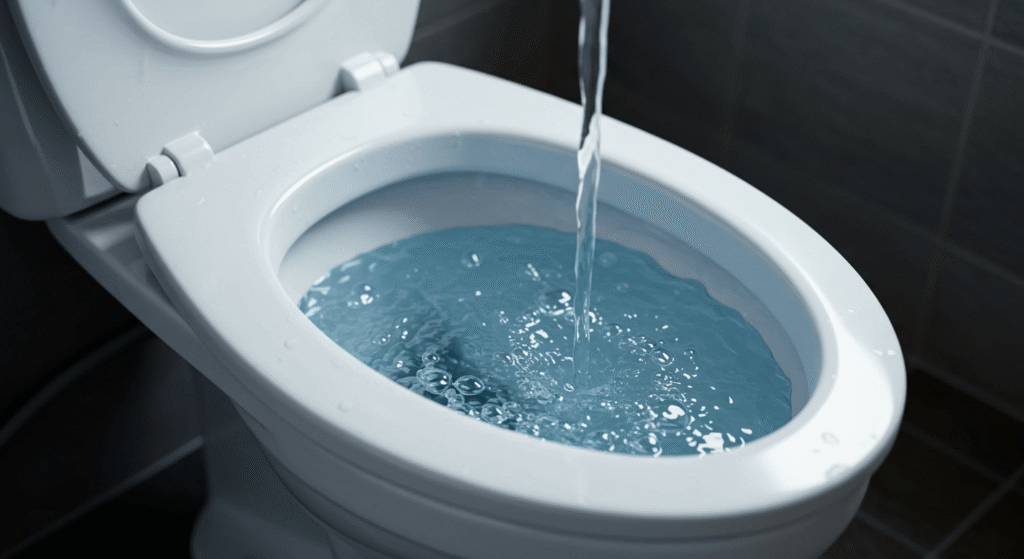 Toilet leak repair instructions
