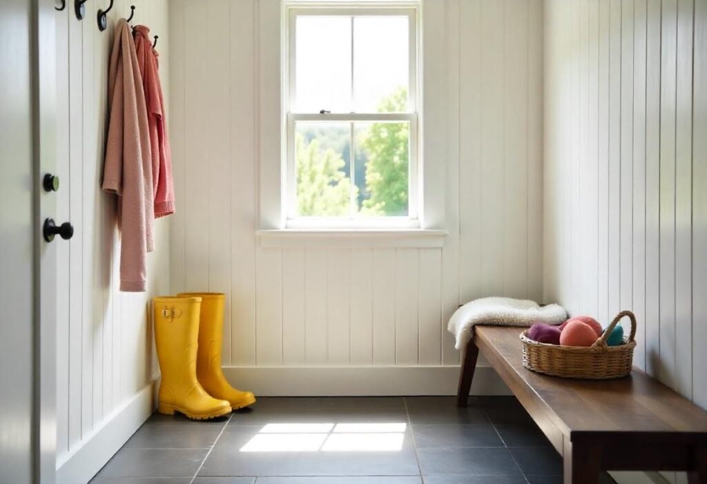 Design ideas for a functional stylish mudroom