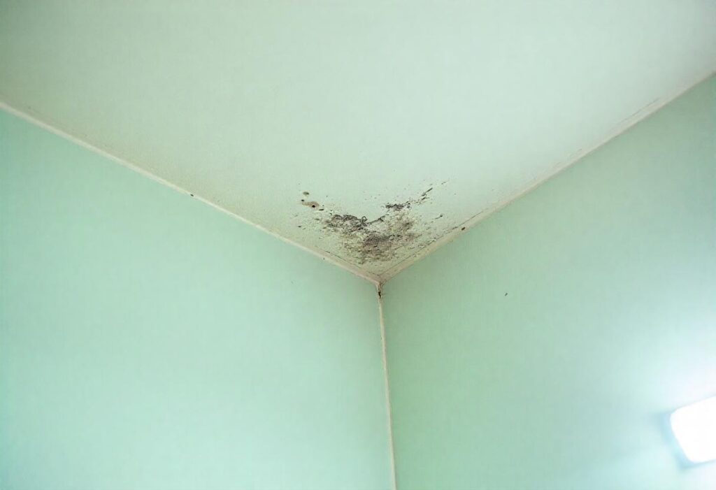 Bathroom ceiling mold cleaning solutions