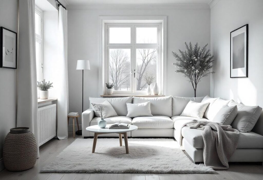 Small apartment decor with functional furniture