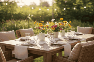 How to Create the Perfect Outdoor Summer Dining Setup