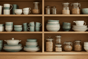How to Style Open Kitchen Shelves Like a Pro: Tips & Tricks