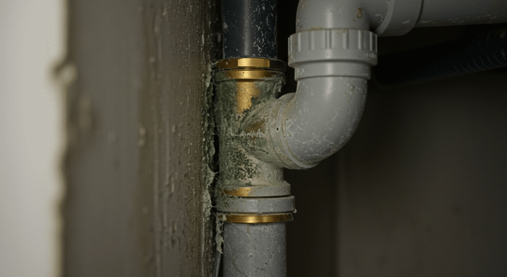 Illustrated checklist to prevent mold growth in plumbing areas