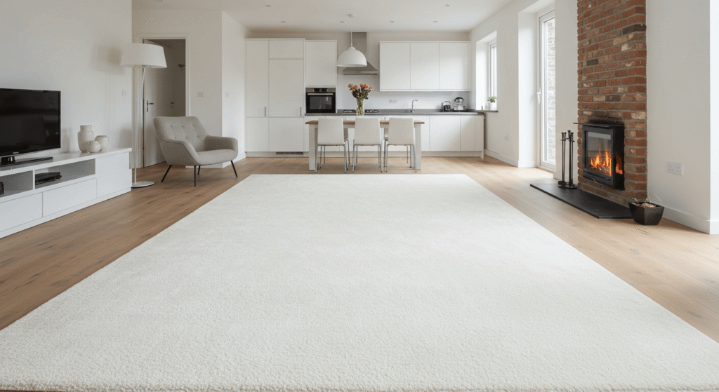 Cleaning solution being applied to a carpet stain for deep cleaning