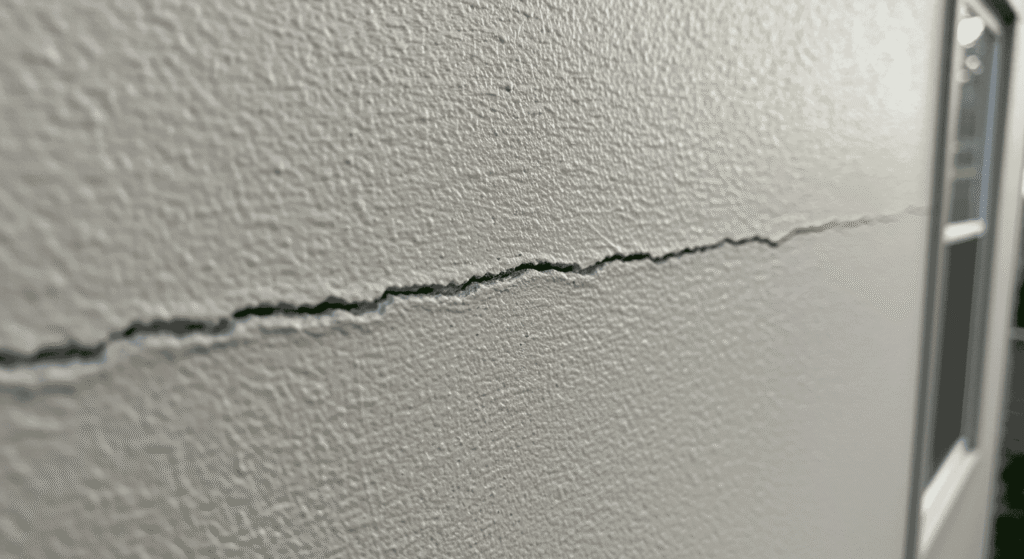 Cracks in house foundation showing hidden structural damage