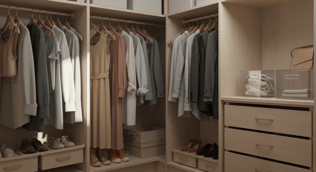 Tips for Organizing a Closet for Two People