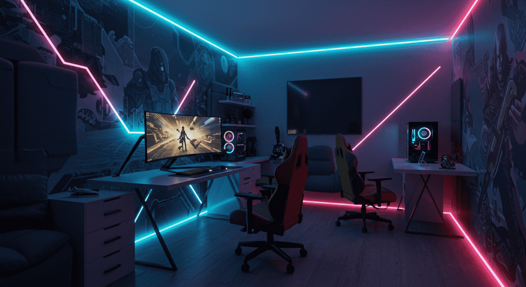 Level Up Your Space: Creative Gaming Room Design Ideas