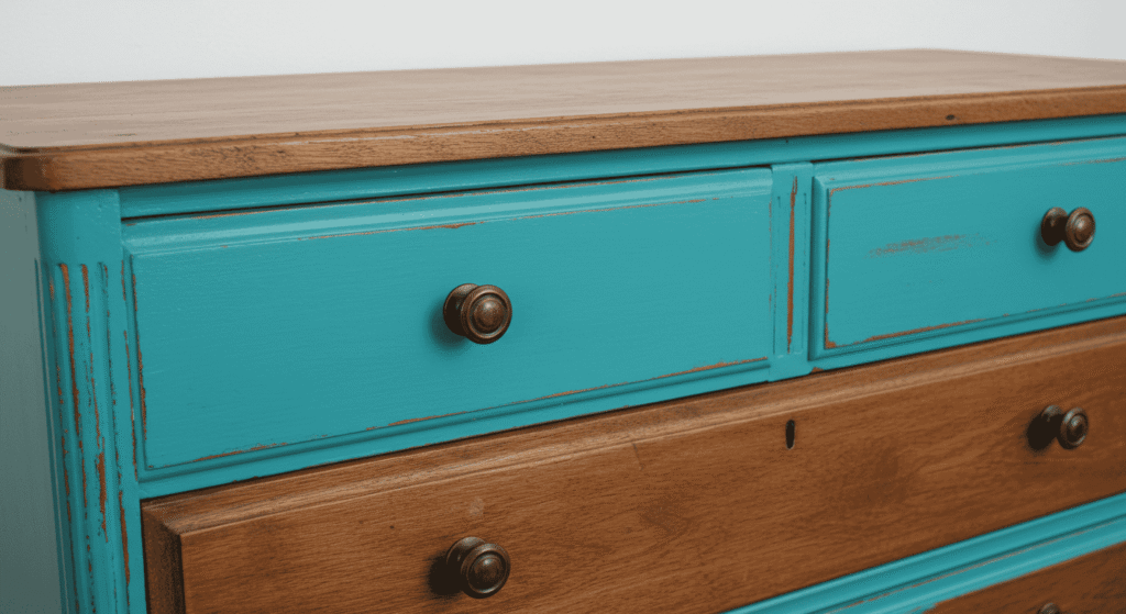 Painting and refinishing an old furniture piece for a stylish new look.