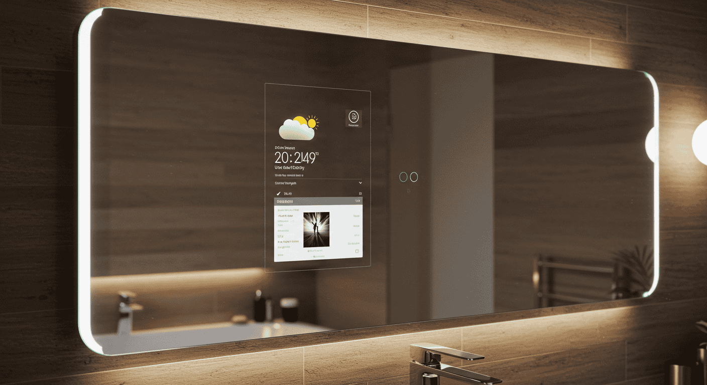 Smart Mirror Tech for Bathrooms: The Future of Home Design