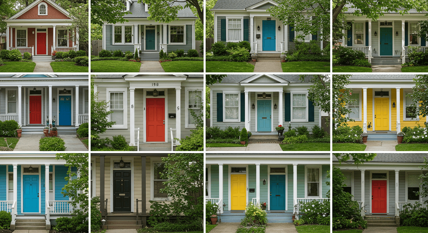 How Door Colors Influence Perception and Curb Appeal