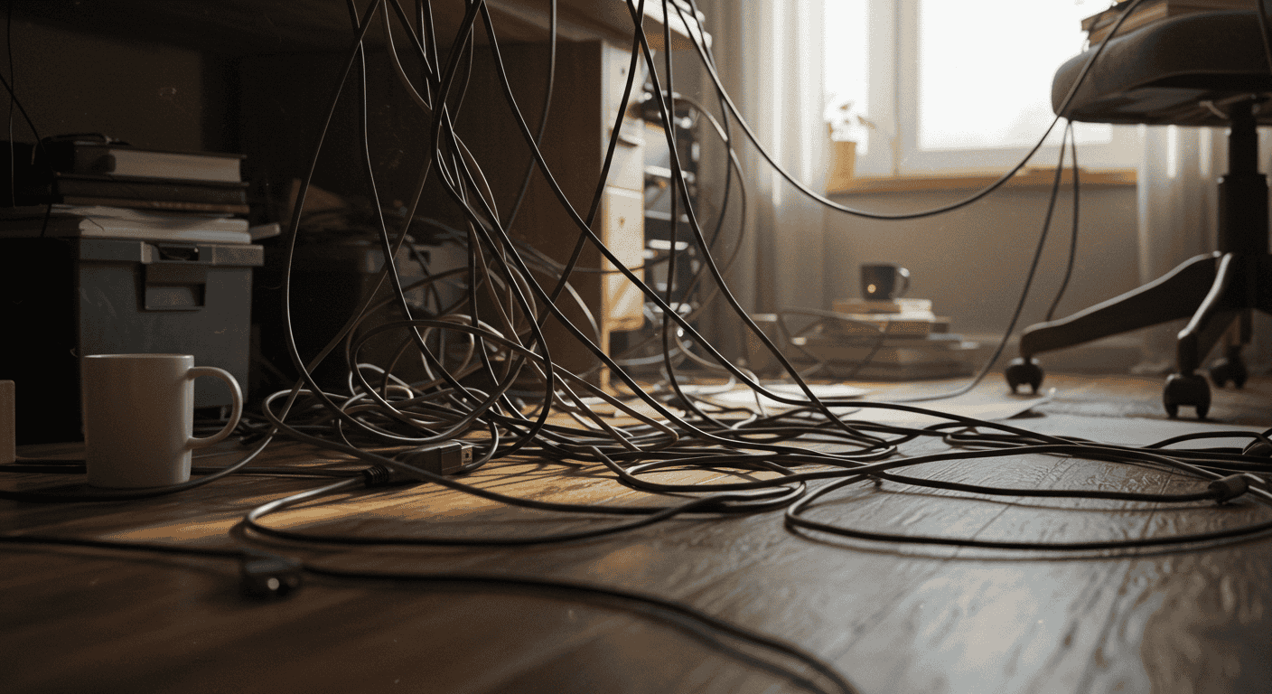 Quick Fixes for Messy Cables and Wires